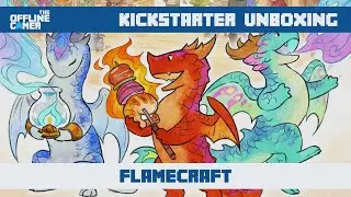 Kickstarter Unboxing - Flamecraft 🐲 (Cardboard Alchemy)