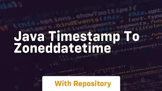 java timestamp to zoneddatetime