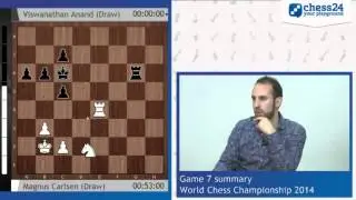 Chess World Championship 2014, Game 7 with Lawrence Trent