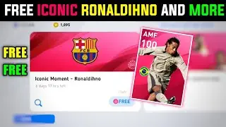 FREE ICONIC RONALDINHO 😍  and ICONIC LEGENDS PES 2020 || ICONIC MESSI AND RONALDO PES 2020 MOBILE