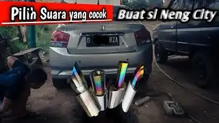 GANTI KNALPOT (Honda City) yang sopan di kuping