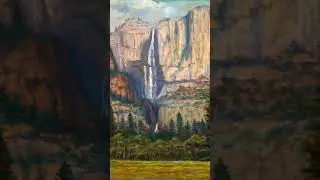 artist in Yosemite #yosemitenationalpark #painting #pleinair #landscape  #art