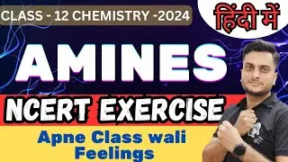 Amines | NCERT Exercise Solution | Chemistry | Class 12 #amine #amines #ncertsolutions