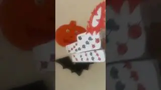 👻MEET PUMPKIN SPICE🎃 #shorts #paperdragon #dragon #art #paperart #halloween #halloween2023