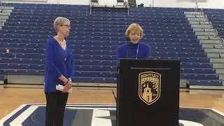 VIDEO: Barbara Stevens Court officially dedicated at Bentley University