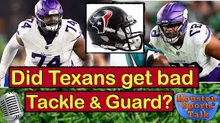 Vikings Insider on New Texans OT Cam Robinson + OG Ed Ingram (w/ Bleav in Vikings Mike Wobschall)