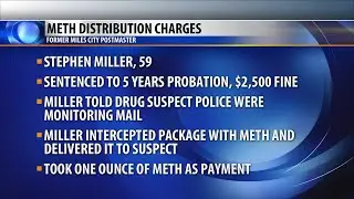 Former Miles City postmaster sentenced in meth case