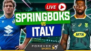 LIVE 🛑 SPRINGBOKS VS ITALY I July Internationals 2025