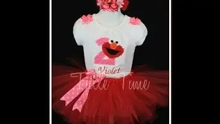 2nd Elmo tutu set ~ May 11th 2015 (day 4)  Day in the life-
