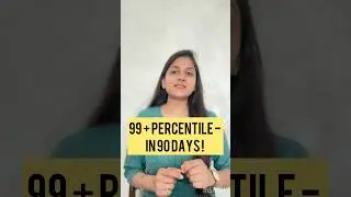 99 percentile in 90 days ! # 99percentile @BotanyInsider