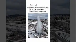 This is how chimney demolition without dust 🤯 #amazing #shorts