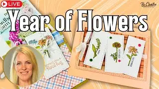 🌸 2 Must-Try Cards with the Year of Flowers Bundle | SIMPLE Yet STUNNING! | Lunch Break with Ronda