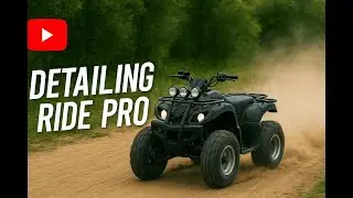 DETAILING RIDE PRO 🔥 Огляд електро квадроцикла COBRA 3000W | Потужність та стиль на бездоріжжі!