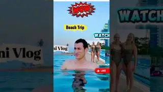 Doha Sands Beach Vlog | A Perfect Sunset Day in Qatar 🇶🇦 | Swimming, Fun & Chill with Friend