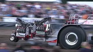 Strong & Cool Tractor Pulling Setups | Helicopter & Jet-engines Pullers | Tractor Pulling DK