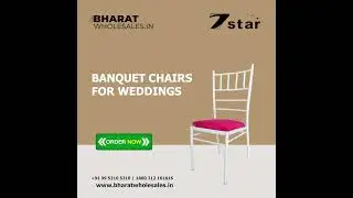 Buy Top Quality Banquet Chairs for Weddings and Event D&eacute;cor