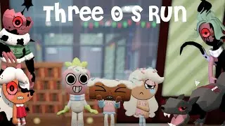 Three O's Xmas run! Cosmo, Sprout and Ginger, let's go to the 15th floor! #dandyworld #roblox #xmas 