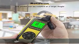 Light Meters 881D Digital Illuminance Meter Ambient Temperature Measurer with Range up to 400,000 L