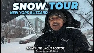 নিউইয়র্কের ভয়াবহ তুষারঝড়ে 'স্নো ট্যুর' | New York Snow Tour | Bappy Express