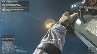 Battlefield 4 - NLAW vs Attack Jet on Silk Road Rush