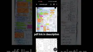 Physics kinematics short notes#neet #physicswallha
