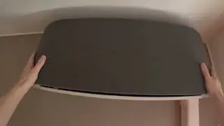 Toshiba Haori fabric installation procedure in real conditions