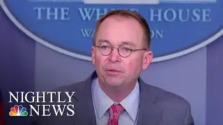 White House Acknowledges Ukraine Aid Withheld In Part To Investigate Democrats | NBC Nightly News