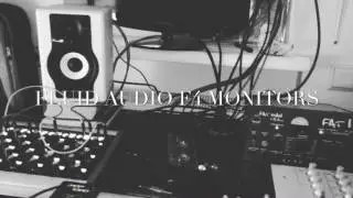 Fluid audio F4 studio monitors