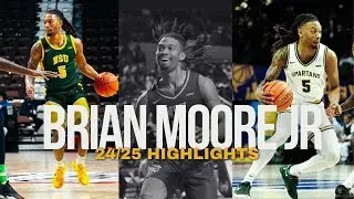 Brian Moore Jr || NCAA D1 Senior Highlights (24/25) #Lowkeyhoops