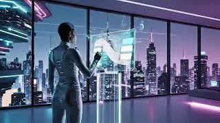 This holographic demo in a cyberpunk city is just the start. 🤖💫#weryai