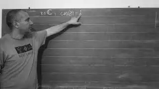 A trigonometric equation in complexe world cosz=i
