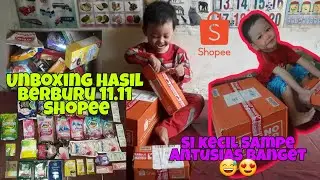 Unboxing hasil event 11.11 shopee