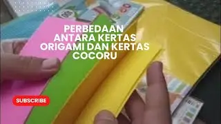 Perbedaan antara kertas origami dan cocoru