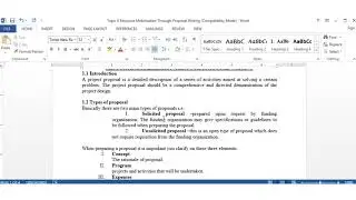 Resource Mobilization Topic 6
