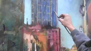 Speed Painting the Urban Landscape (with voiceover)