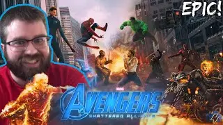 Avengers 3: Shattered Alliance - Trailer (Fan Made) REACTION!!!