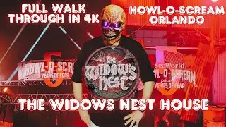 🕷️💀 Гнездо вдовы &mdash; полное прохождение от первого лица | Howl-O-Scream Orlando (2025)