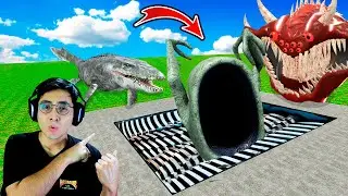 ¿Podrán los MONSTRUOS MARINOS escapar de la TRITURADORA GIGANTE? (Garry's Mod)