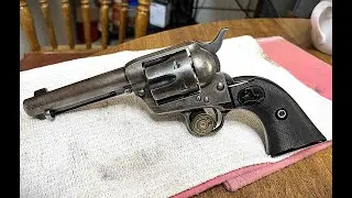 Colt SAA 1st Gen  (1906) 38 WCF in dedication to a lost friend.