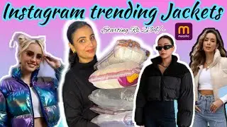 Viral Instagram Jackets | Try on | Affordable Jackets under 1000 | Meesho Winter haul 