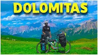 BIKEPACKING por las DOLOMITAS 💚 | Viajar en bicicleta por el mundo
