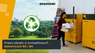 Łatwe zagęszczanie odpadów za pomocą kompaktowych belownic Bramidan
