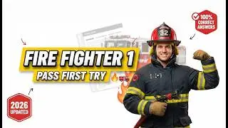 Fire Fighter 1 State Exam 2026/2027/Fire Fighter State Exam Study Guide(Answered) 100% Correct