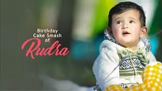 Birthday cake smash of Rudra Soft Magic Studio 2022