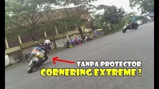 Vespa Cornering Extrme Tanpa Prot3ctor