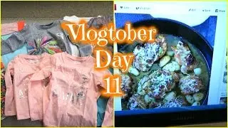 Vlogtober Day 11 {Oshkosh Haul & Pinterest Recipe Review}