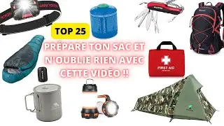 25 ACCESSOIRES PAS CHER qu'il faut toujours emmener ! SP&Eacute;CIAL RANDO - TREK - VOYAGE - BIVOUAC