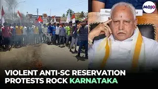 Stones Pelted, Protestors Lathicharged: Massive Protests In Karnataka Over Reservation