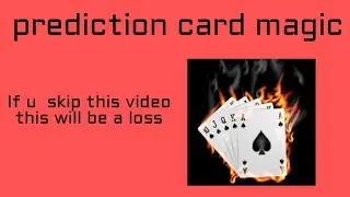Simple card magic Prediction magic Audience magic Free time with Minnu's