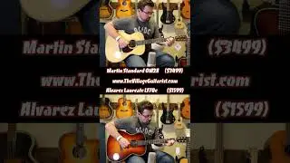 2025 Martin Standard Series OM-28 vs Alvarez Laureate LF70e Herringbone #acousticguitar #guitarist